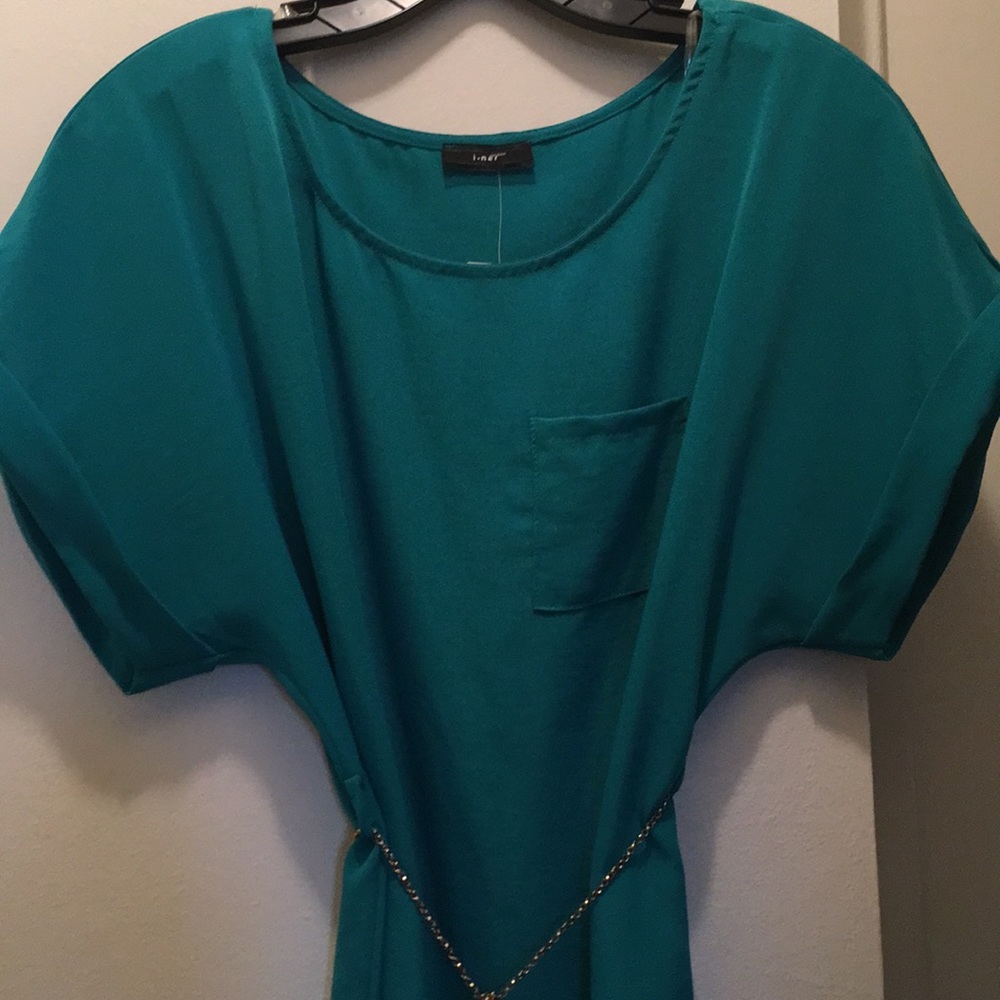 Jade green dress
